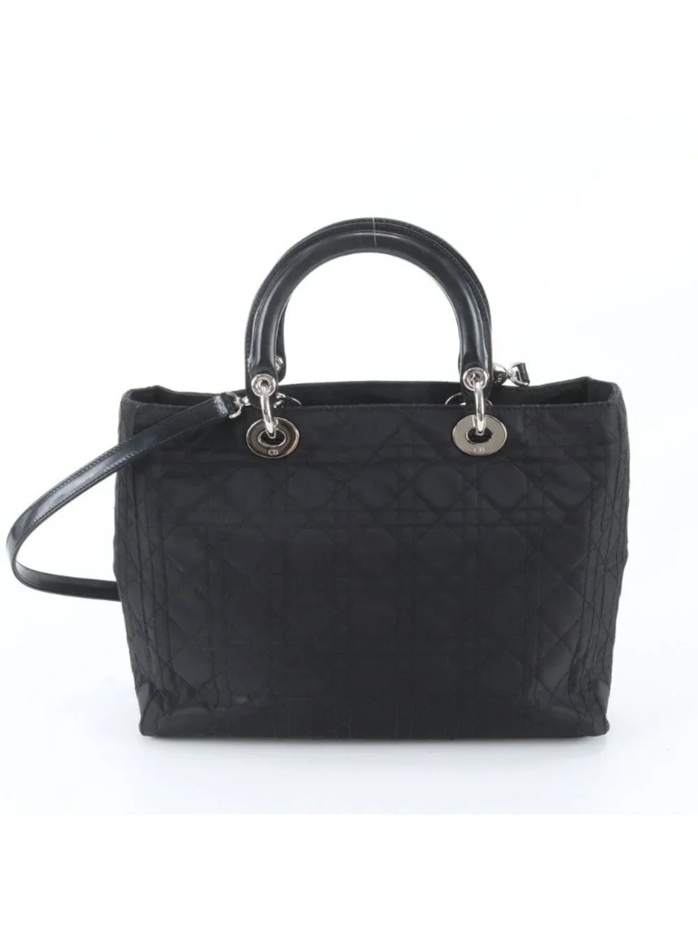 Dior Cannage Lady Leather 2-Way Shoulder Bag Crossbody